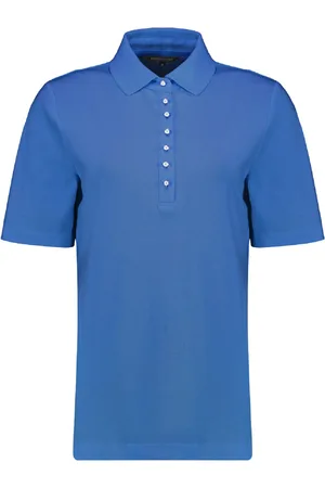 bloomings Polo shirt Blauw dames