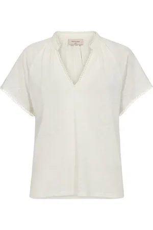 Freequent T-shirt Lavina Wit dames