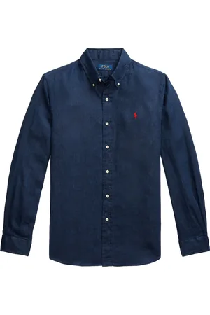 Ralph Lauren Overhemd Sport Blauw heren