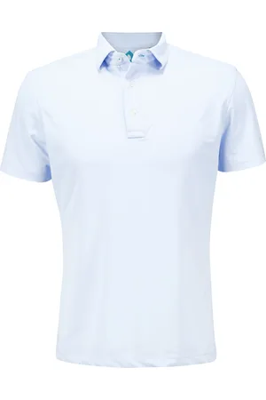 District Indigo Polo Performance Blauw heren
