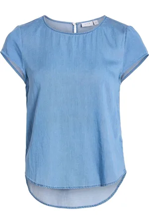 VILA Top Bista Blauw dames