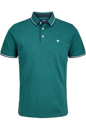JACK & JONES Polo Paulos Play AOP Blauw heren