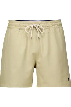 Ralph Lauren Zwemshort Mid Traveler Bruin heren
