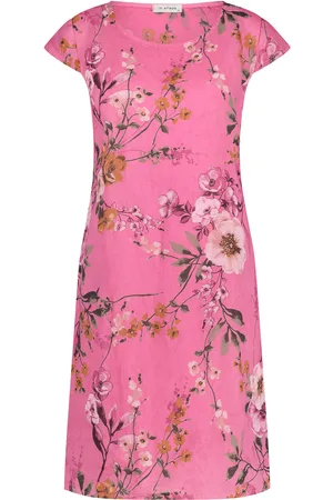 In Shape Jurk Fien Romantic Flower Roze dames