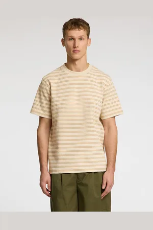 SELECTED T-shirt Eli Seersucker heren