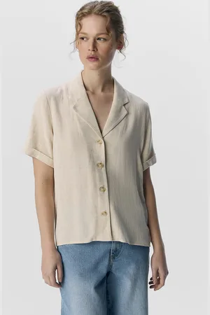 Object Blouse Sanne Bruin dames