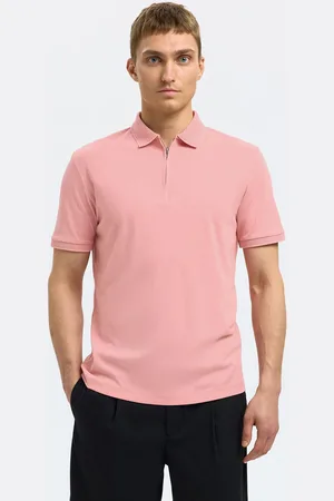 SELECTED Polo Fave Zip heren
