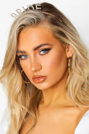 Boohoo Dames Haaraccessoires - Bride Haarband Met Steentjes, Gold