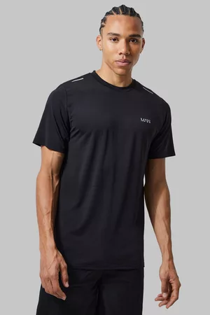 Boohoo Heren Sportshirts - Tall Man Active Lightweight Performance T-Shirt, Black