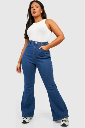 Boohoo Plus Flared Jeans