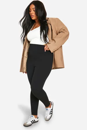 Boohoo Plus Corrigerende Leggings Met Hoge Taille