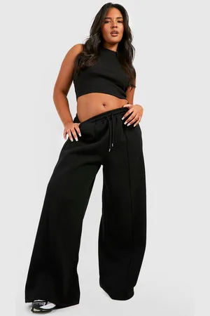 Boohoo Plus Wide Leg Joggingbroek