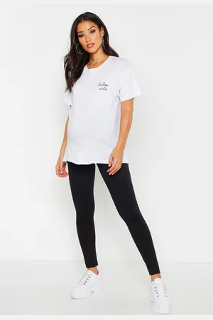 Boohoo Zwangerschap Premium Over The Bump Leggings
