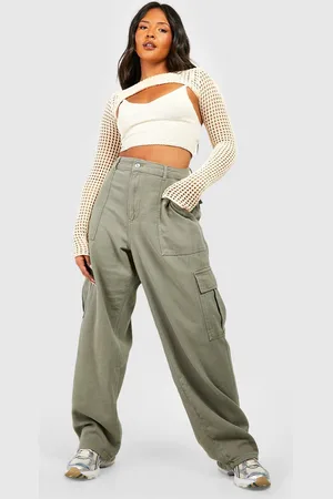 Boohoo Plus Baggy Cargo Jeans