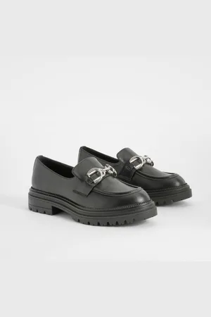 Boohoo Dikke Loafers Met Metalen Afwerking