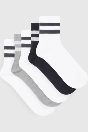 Boohoo Gestreepte Enkelsokken (5 Paar)
