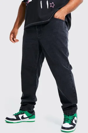 Boohoo Plus Onbewerkte Slim Fit Denim Jeans