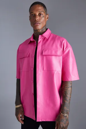 Boohoo Oversized Boxy Pu Overhemd