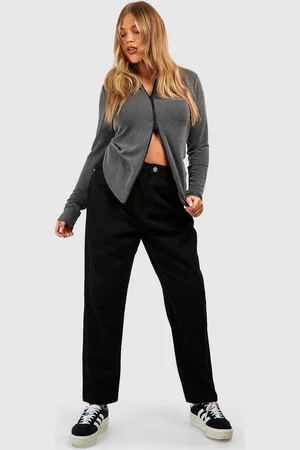 Boohoo Plus High Waist Mom Jeans