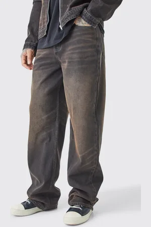 Boohoo Tall Onbewerkte Gebleekte Baggy Jeans