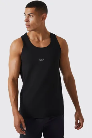 Boohoo Man Active Basic Muscle Fit Fitness Hemd