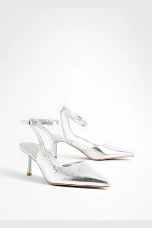Boohoo Lage Metallic Wikkel Pumps