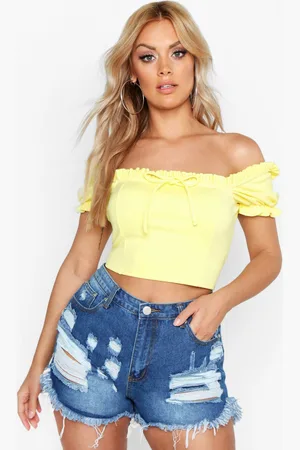 Boohoo Plus Extreem Gescheurde Denim Shorts