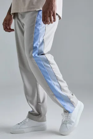 Boohoo Plus Skinny Fit Pantalons Met Color Block Paneel