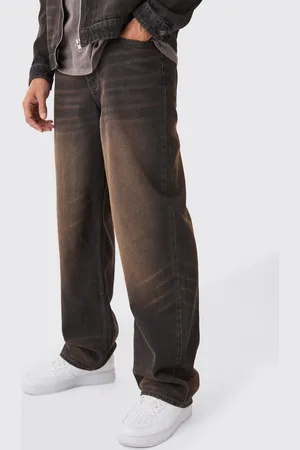 Boohoo Onbewerkte Gebleekte Baggy Jeans