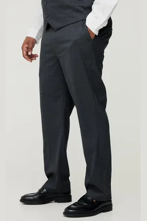 Boohoo Plus Geruite Regular Fit Pantalons