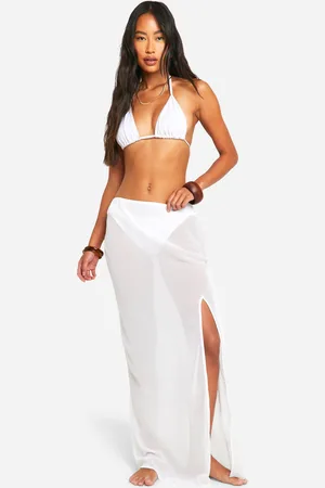 Boohoo Chiffon Maxi Strand Rok