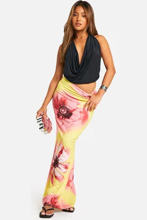 Boohoo Petite Bloemenprint Maxi Rok