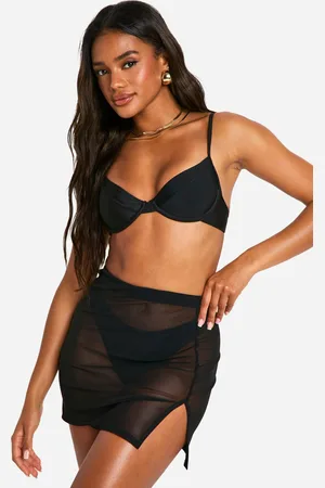 Boohoo Mesh Mini Strand Rokje