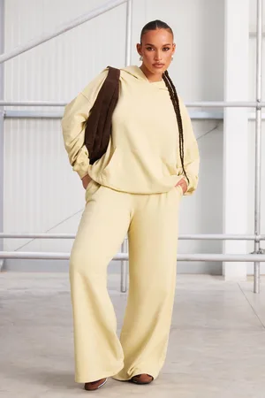 Boohoo Plus Premium Wide Leg Joggingbroek