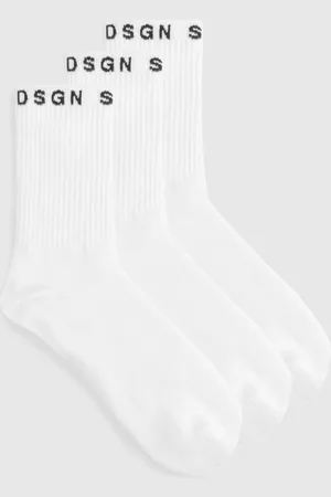 Boohoo Dsgn Studio Sportsokken (3 Paar)