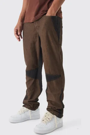 Boohoo Baggy Sterren Jeans Met Uitsnijding