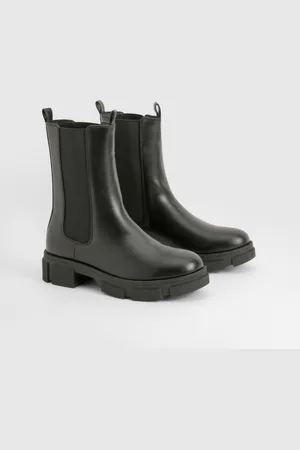 Boohoo Dikke Kuitlaarzen Met Label En Elastische Insert