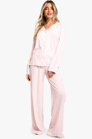 Boohoo Candy Pyjama Set Met Blouse En Broek