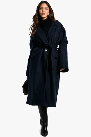 Boohoo Nepwollen Mergel Jas
