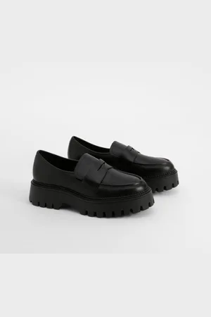 Boohoo Brede Loafers Met Dikke Zool