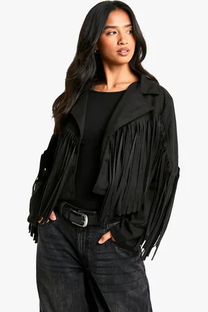 Boohoo Gerafelde Suède Jas
