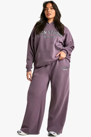 Boohoo Plus Gestreepte Dsgn Studio Joggingbroek Met Rechte Pijpen