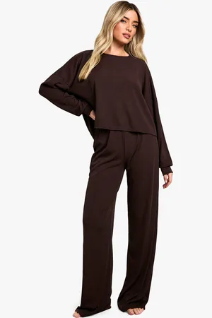 Boohoo Jersey Lounge Pyjama Set Met Broek