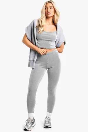 Boohoo Two Tone Leggings En Hemdje Set