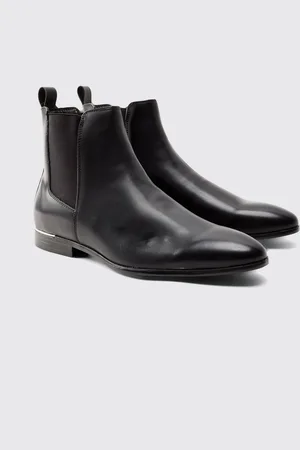 Boohoo Pu Chelsea Boots