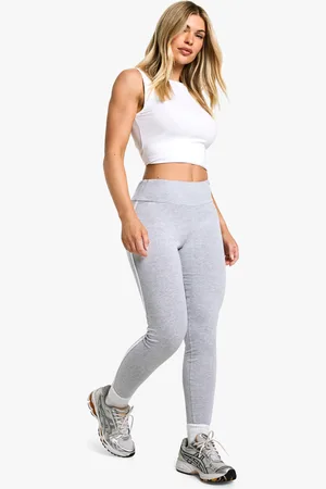 Boohoo Gestreepte High Waist Leggings