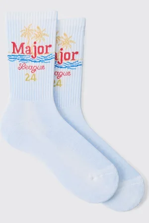 Boohoo Major League Sportsokken Met Print