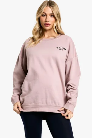 Boohoo Zwangerschap In My Mom Era Trui Met Tekst En Leggings Set