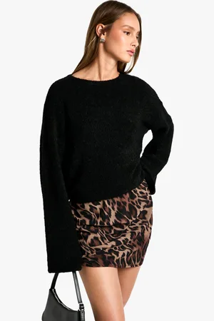 Boohoo Chiffon Luipaardprint Mini Rokje