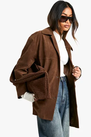 Boohoo Nep Suède Jas